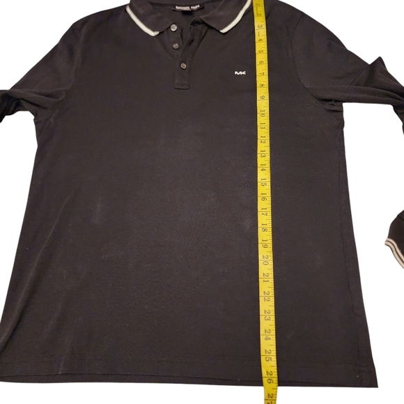 Michael Kors Greenwich Black Men's Polo Shirt M - Picture 5 of 9